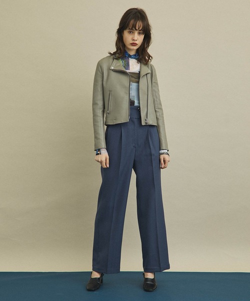 ラムセミダブルライダースジャケット（ライダースジャケット