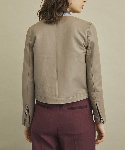 ラムセミダブルライダースジャケット（ライダースジャケット