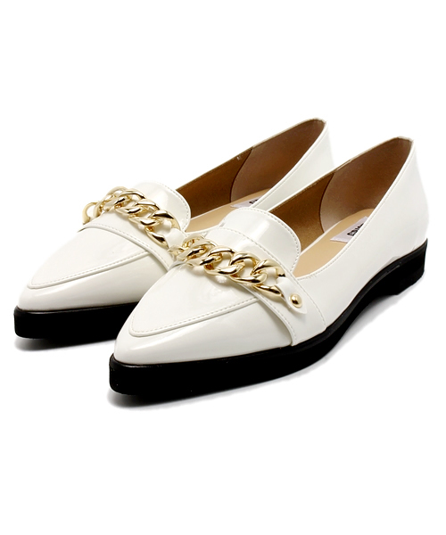 LE TALON（ルタロン）の「【Oggi10月号掲載】◆Le Talon GRISE ◆ ポインテッドチェーンローファー（その他シューズ・レディース・グリーン/ブラック/ホワイト・37.5/36/37/36.5/35.5/38）」の2枚目の写真