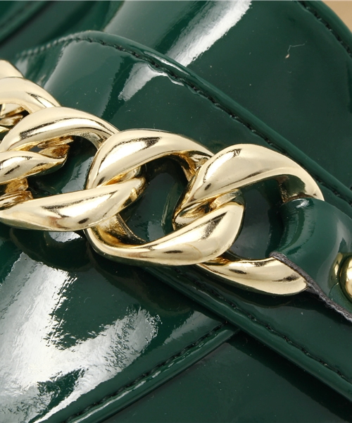 LE TALON（ルタロン）の「【Oggi10月号掲載】◆Le Talon GRISE ◆ ポインテッドチェーンローファー（その他シューズ・レディース・グリーン/ブラック/ホワイト・37.5/36/37/36.5/35.5/38）」の4枚目の写真