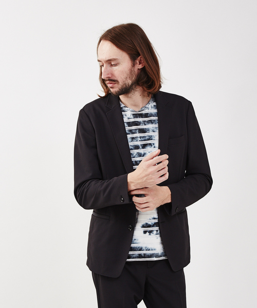 5351 POUR LES HOMMES（ゴーサンゴーイチプールオム）の「【セットアップ対応】プライムフレックスⅡノッチトラベルジャケット（テーラードジャケット・メンズ・ブラック/カーキ・44/46/48/50）」の5枚目の写真