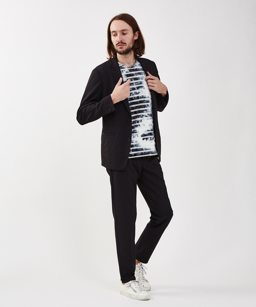 5351 POUR LES HOMMES（ゴーサンゴーイチプールオム）の「【セットアップ対応】プライムフレックスⅡノッチトラベルジャケット（テーラードジャケット・メンズ・ブラック/カーキ・44/46/48/50）」の3枚目の写真