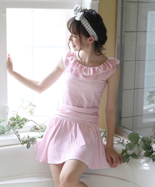 セール ギンガムチェックセパレートスイムウェア 水着 Catherine Cottage キャサリンコテージ のファッション通販 Zozotown