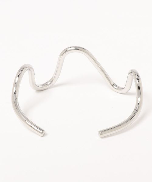 mystic(ミスティック)の「ウェーブブレス(バングル/リストバンド・レディース・シルバー/ゴールド・ONE SIZE)」の3枚目の写真