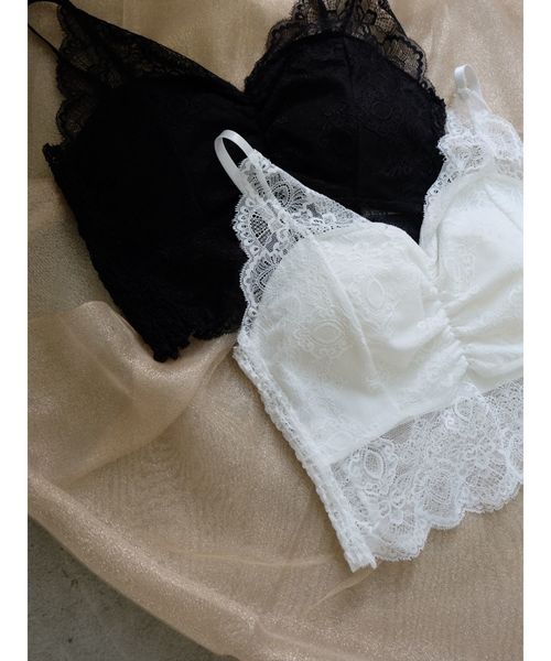 RESEXXY（リゼクシー）の「レースビスチェ（キャミソール・レディース・ホワイト/ブラック/モカ・FREE）」の4枚目の写真