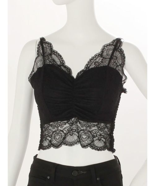 RESEXXY（リゼクシー）の「レースビスチェ（キャミソール・レディース・ホワイト/ブラック/モカ・FREE）」の7枚目の写真