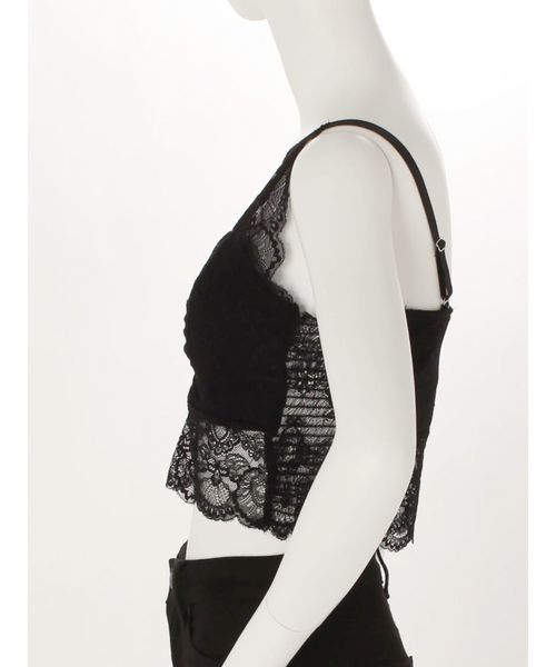RESEXXY（リゼクシー）の「レースビスチェ（キャミソール・レディース・ホワイト/ブラック/モカ・FREE）」の6枚目の写真