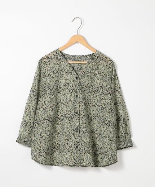 Light Coolリーフプリント7分袖ブラウス レディース Women Coen コーエン 公式ファッション通販