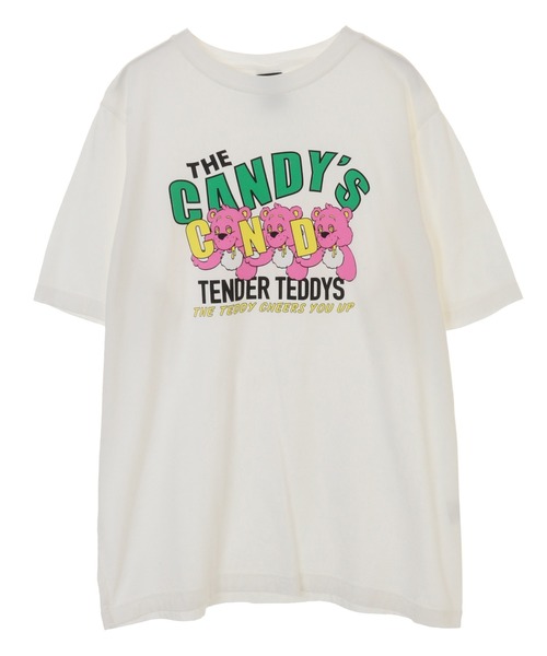 Candy Stripper(キャンディストリッパー)の「AMUSING TEDDYS Tシャツ(Tシャツ/カットソー・レディース・オフホワイト/ブラック/ミント/ラベンダー・2/3/4)」の11枚目の写真