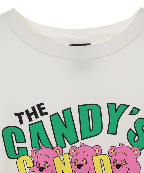 Candy Stripper(キャンディストリッパー)の「AMUSING TEDDYS Tシャツ(Tシャツ/カットソー・レディース・オフホワイト/ブラック/ミント/ラベンダー・2/3/4)」の10枚目の写真