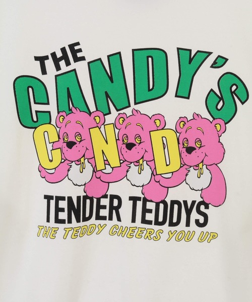 Candy Stripper(キャンディストリッパー)の「AMUSING TEDDYS Tシャツ(Tシャツ/カットソー・レディース・オフホワイト/ブラック/ミント/ラベンダー・2/3/4)」の12枚目の写真