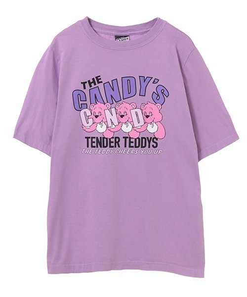 Candy Stripper(キャンディストリッパー)の「AMUSING TEDDYS Tシャツ(Tシャツ/カットソー・レディース・オフホワイト/ブラック/ミント/ラベンダー・2/3/4)」の8枚目の写真