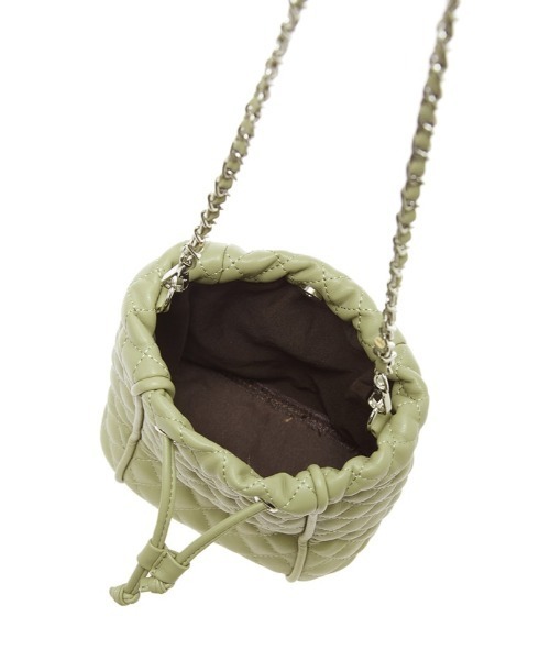 fifth(フィフス)の「キルティング巾着ショルダーバッグ(ショルダーバッグ・レディース・カーキ/ブルー/アイボリー・FREE)」の11枚目の写真