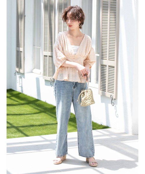 fifth(フィフス)の「キルティング巾着ショルダーバッグ(ショルダーバッグ・レディース・カーキ/ブルー/アイボリー・FREE)」の20枚目の写真