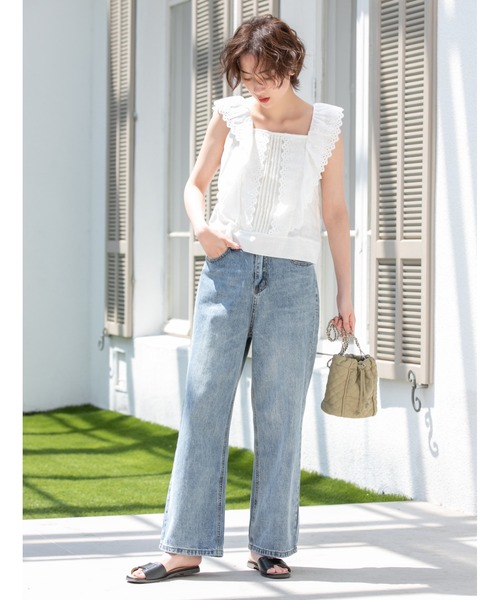 fifth(フィフス)の「キルティング巾着ショルダーバッグ(ショルダーバッグ・レディース・カーキ/ブルー/アイボリー・FREE)」の19枚目の写真