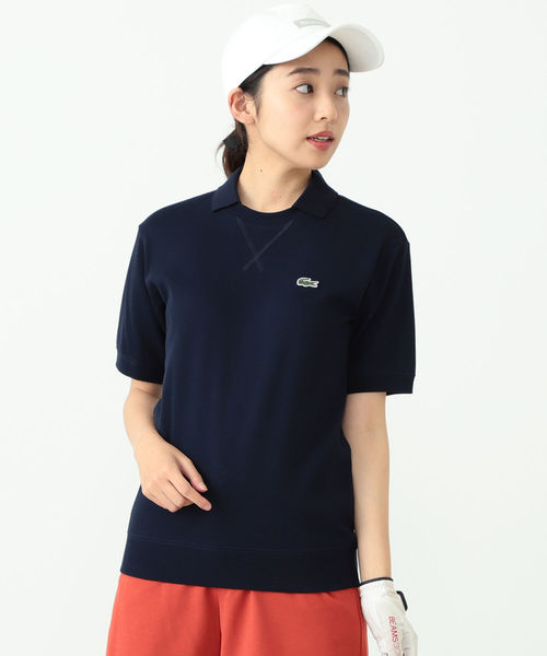 BEAMS GOLF（ビームスゴルフ）の「＜WOMEN＞LACOSTE×BEAMS GOLF / 別注 エリ付き ガゼット ポロシャツ（ポロシャツ）」 WEAR