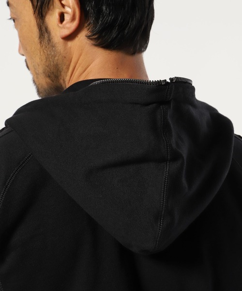 スリーブエンボスロゴパーカー パーカー 1piu1uguale3 1piu1uguale3 1piu1uguale3 パーカー Relax Relax ウノピュウノウグァーレトレリラックス のファッション