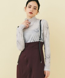 STUDIOUS | 【STUDIOUS】マーブルプリントシアートップス／レイヤードトップス(Tシャツ/カットソー)