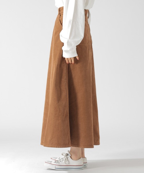 Wrangler（ラングラー）の「【Wrangler(ラングラー)×BAYFLOW】マキシスカート（スカート・レディース・ブラウン/オフホワイト/ブルー・SMALL/MEDIUM）」の20枚目の写真