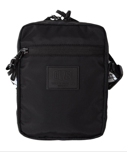 GLAZOS（グラソス）の「ナイロンオックス・ロゴテープ縦型ミニショルダーバッグ（ショルダーバッグ・キッズ・ブラック/レッド/ブルー/ベージュ・フリー）」の2枚目の写真