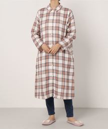 KID BLUE | キッドブルー -3重ガーゼカラードチェック -長袖ナイティ -KNPM521 -kidblue(ルームウェア/パジャマ)