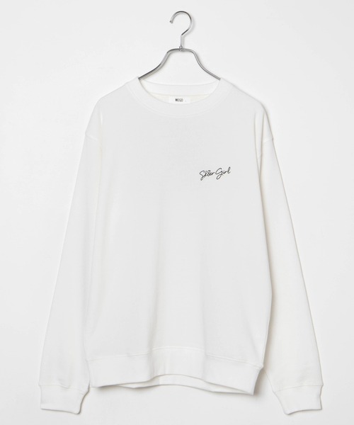 WEGO（ウィゴー）の「WEGO/ヒューマンモチーフバックプリントプルオーバー（スウェット・メンズ・ホワイト/オフホワイト・LARGE/SMALL/MEDIUM）」の22枚目の写真