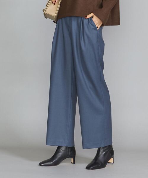 BEAUTY&YOUTH UNITED ARROWS(ビューティーアンドユースユナイテッドアローズ)の「BY サキソニータックワイドパンツ ◆(その他パンツ・レディース・コバルトブルー/ナチュラル/オフホワイト/ブラック・MEDIUM/LARGE/SMALL)」の21枚目の写真