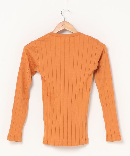 YOUNG&OLSEN The DRYGOODS STORE(ヤングアンドオルセン)の「【YOUNG & OLSEN The DRYGOODS STORE】/BROAD RIB U-NECK LS(Tシャツ/カットソー・レディース・ホワイト/ブラック/その他1/ブラウン系その他/グリーン系その他/キャメル・1/2)」の7枚目の写真