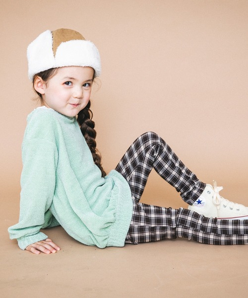 BRANSHES(ブランシェス)の「カットモールチュニック(チュニック・キッズ・オリーブ/ピンク・130cm/140cm/110cm/100cm/90cm/150cm/120cm)」の12枚目の写真