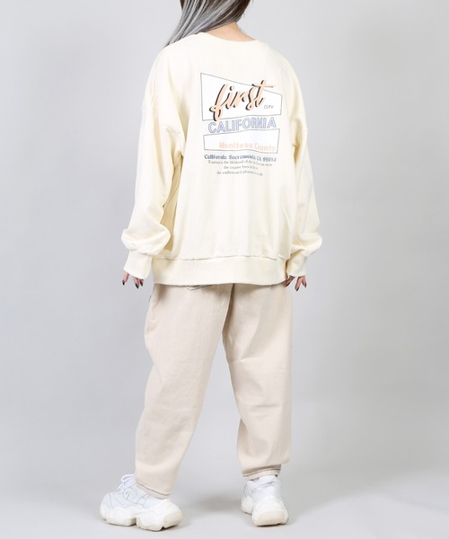 DING（ディング）の「DING/CALIFORNIAスウェット（スウェット・レディース・レッド/オフホワイト/グリーン・FREE）」の11枚目の写真