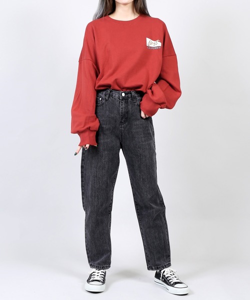 DING（ディング）の「DING/CALIFORNIAスウェット（スウェット・レディース・レッド/オフホワイト/グリーン・FREE）」の7枚目の写真