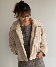 MAJESTIC LEGON | モコモコフェイクファーコート(その他アウター)