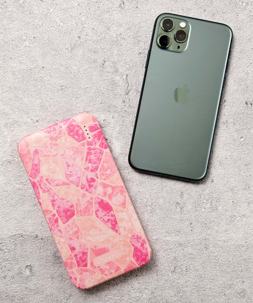 Add+（アッド）の「＜cheero × Add+＞チーロ×アッド コラボ 北欧プリント モバイルバッテリー（スマホグッズ）」 - WEAR