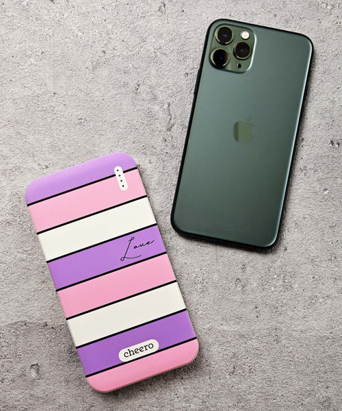 Add+（アッド）の「＜cheero × Add+＞チーロ×アッド コラボ 北欧プリント モバイルバッテリー（スマホグッズ）」 - WEAR