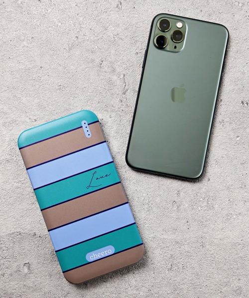 Add+（アッド）の「＜cheero × Add+＞チーロ×アッド コラボ 北欧プリント モバイルバッテリー（スマホグッズ）」 - WEAR