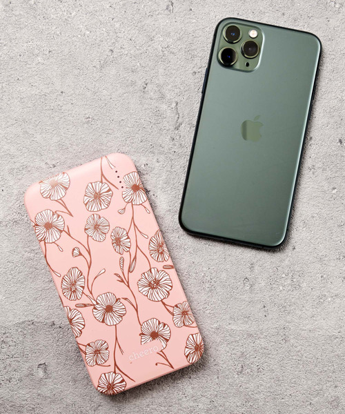 Add+（アッド）の「＜cheero × Add+＞チーロ×アッド コラボ 北欧プリント モバイルバッテリー（スマホグッズ）」 - WEAR