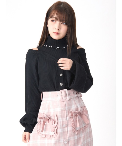 ドッキングテレコトップス Tシャツ カットソー Ank Rouge アンクルージュ のファッション通販 Zozotown