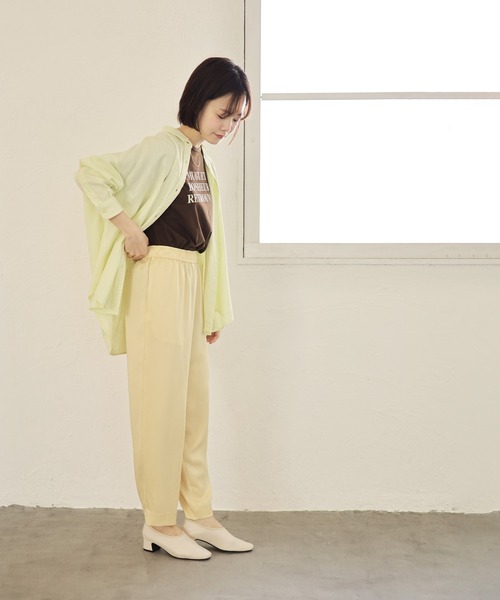 SESTO(セスト)の「センターシームストレッチ素材のアンクル丈カバードパンプスギャザーシューズ(パンプス・レディース・ブラック/ブラウン/アイボリー/ブラック系その他・22.5cm/23.5cm/24.5cm/23.0cm/24.0cm)」の21枚目の写真