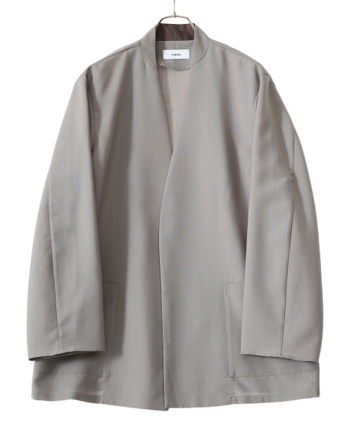 美品★マーカ LAPELLESS SHIRT JACKET 2021年製 marka(マーカ) - LAPELLESS SHIRT JACKET WOOL FLANNEL – Area