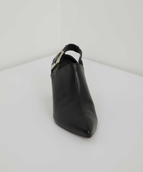 UNITED TOKYO（ユナイテッドトウキョウ）の「バイカラーヒールサボ（パンプス・レディース・ブラック/ベージュ・1/2）」の7枚目の写真