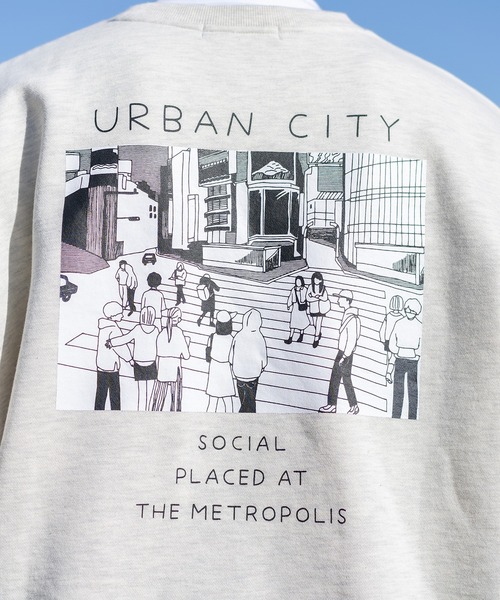 kutir（クティール）の「レトロアソートプリント裏起毛スウェット（スウェット・メンズ・その他/パープル/ダークブルー/ダークブラウン/オフホワイト/ホワイト・MEDIUM/LARGE）」の8枚目の写真