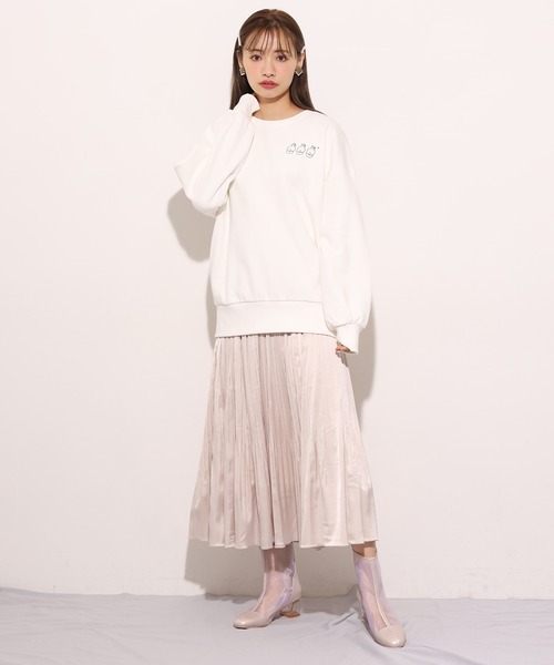 one after another NICE CLAUP（ワンアフターアナザーナイスクラップ）の「シースルーブーツ（ブーツ・レディース・グレー/ピンクベージュ・MEDIUM/SMALL/LARGE）」の3枚目の写真