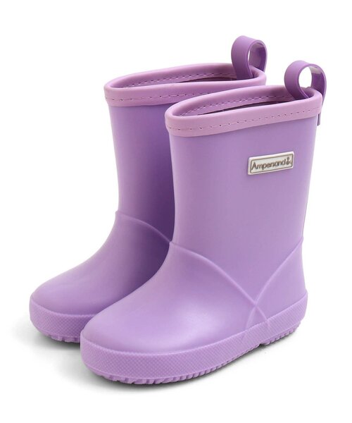 Ampersand（アンパサンド）の「無地レインシューズ（レインシューズ・キッズ・カーキ/サックスブルー/ネイビー/ラベンダー/ピンク・17/20/19/18/14/15 /16）」の4枚目の写真