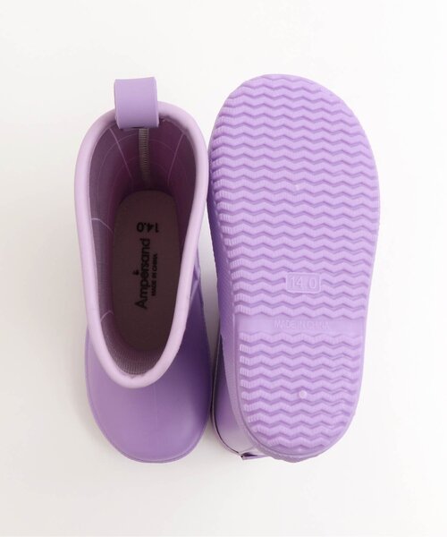 Ampersand（アンパサンド）の「無地レインシューズ（レインシューズ・キッズ・カーキ/サックスブルー/ネイビー/ラベンダー/ピンク・17/20/19/18/14/15 /16）」の9枚目の写真