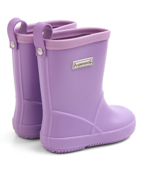 Ampersand（アンパサンド）の「無地レインシューズ（レインシューズ・キッズ・カーキ/サックスブルー/ネイビー/ラベンダー/ピンク・17/20/19/18/14/15 /16）」の10枚目の写真