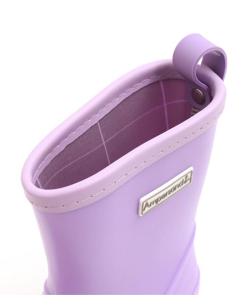 Ampersand（アンパサンド）の「無地レインシューズ（レインシューズ・キッズ・カーキ/サックスブルー/ネイビー/ラベンダー/ピンク・17/20/19/18/14/15 /16）」の14枚目の写真