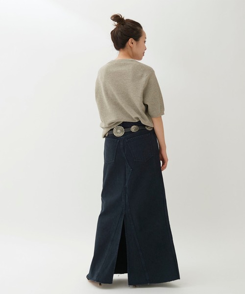 Plage - Plage compact ニット T plage プラージュ compact ニット T 半袖 サマーニット ベージュ