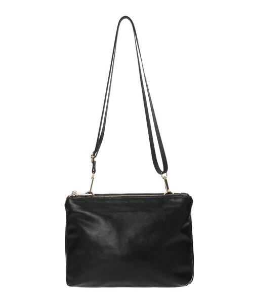 YECCA VECCA（イェッカヴェッカ）の「3ポケットショルダーバッグ　＊（トートバッグ・レディース・アイボリー/チャコールグレー/ブラック・FREE）」の5枚目の写真