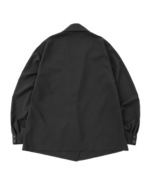 Iroquois（イロコイ）の「【IROQUOIS】EX.REFLAX WEATHER CLOTH WJK（テーラードジャケット・メンズ・ベージュ/ブラック・1/2）」の14枚目の写真