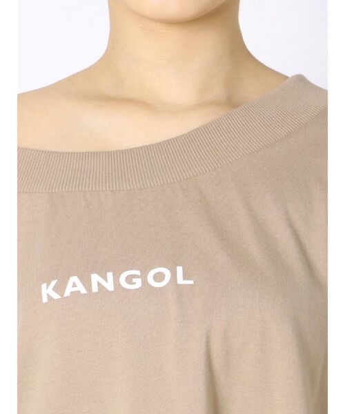 KANGOL(カンゴール)の「【KANGOL別注】配色ワンショルロンT(Tシャツ/カットソー・レディース・ホワイト/ブラック/ベージュ・FREE)」の22枚目の写真